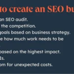 how to create an seo budget for max roi