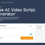 how to generate video scripts with ai