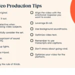 16 video production tips to enhance quality and drive views