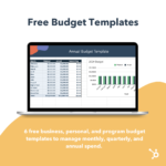 my recommended free business budget templates to use in 2025