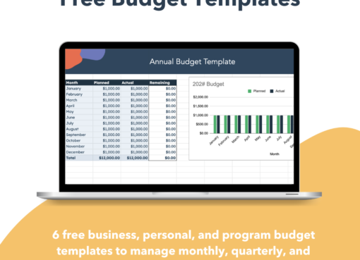 My Recommended Free Business Budget Templates to Use in 2025