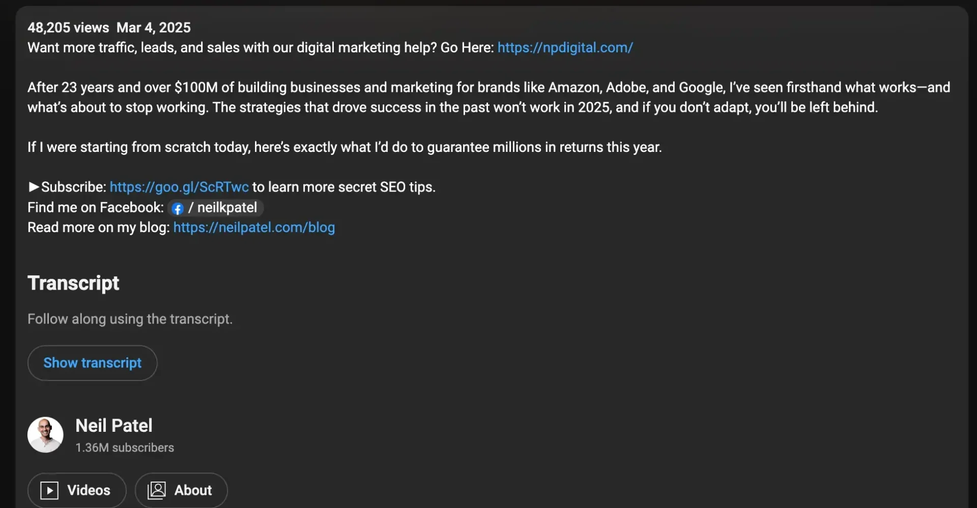 13 youtube description templates that have helped our videos go viral + examples