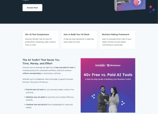 36 landing page examples + conversion secrets from HubSpot strategists