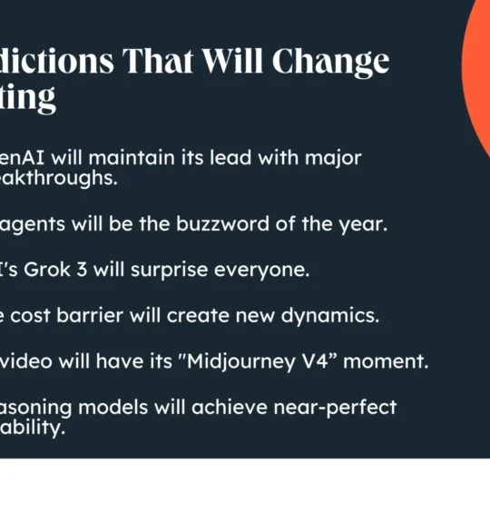 AI predictions that will completely change marketing — and life — in 2025