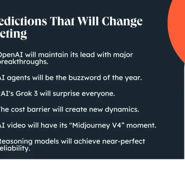 AI predictions that will completely change marketing — and life — in 2025