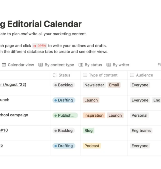 What is an editorial calendar? My guide to building one [examples + templates]
