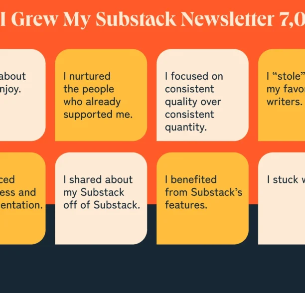How I grew my Substack by 7,000% in less than 3 years without burning out